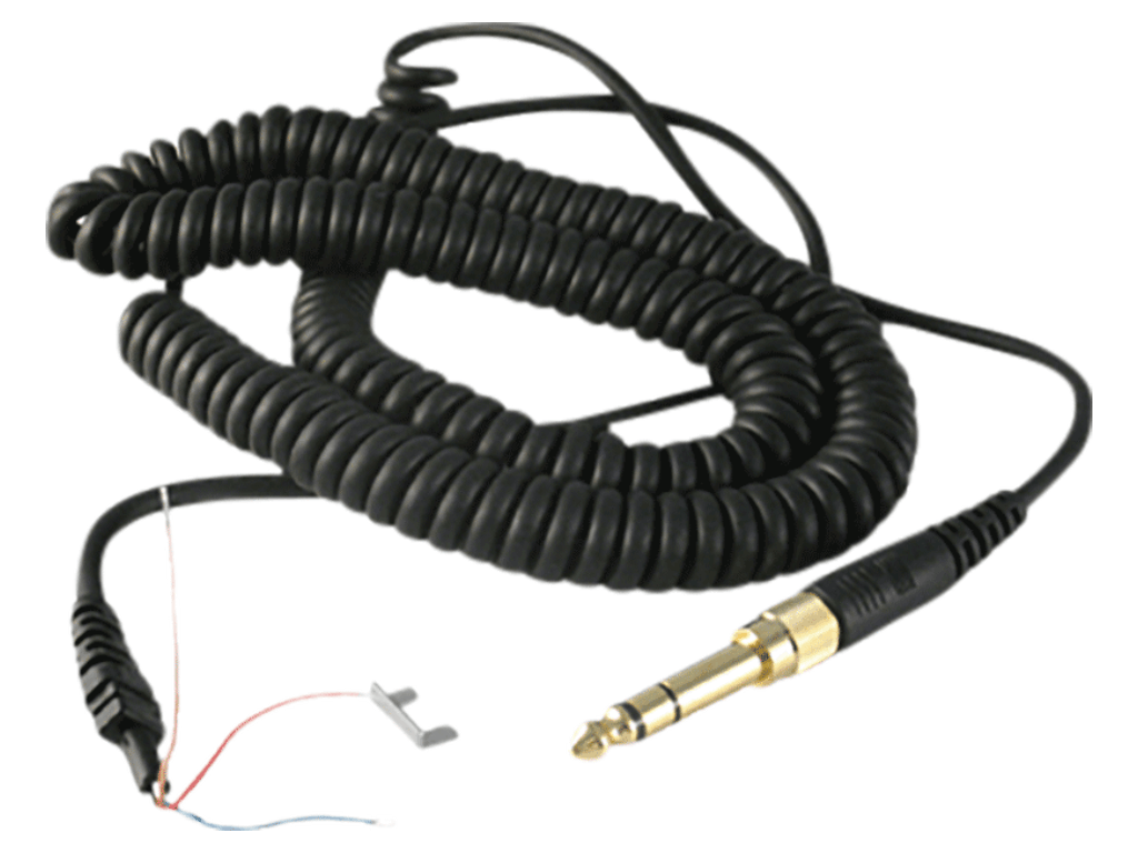 Beyerdynamic DT Coiled Cable, 5m, Minijack Straight, For DT770 / DT880 / DT990 Series / T70 / T90 Incl. Adaptor 6.35mm