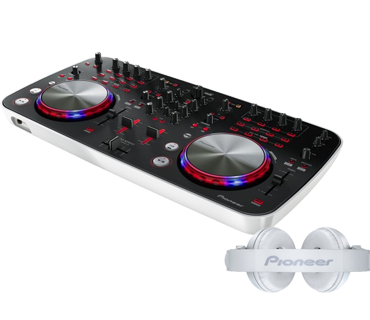 Pioneer DDJ ERGO DJ controller + HDJ-500 Wit