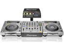 Pioneer DJ Set 2 x CDJ-850 S, DJM-850 S, RMX-1000 en RMX stand